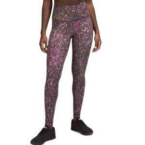 Lululemon Wunder Train High Rise 28" Topography Multicolor Leggings Size 6